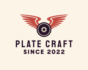 Weight Plate Wings logo design