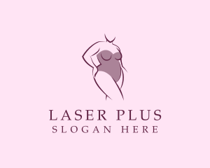 Plus Size Bikini Lingerie logo design