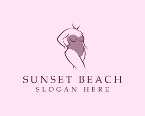 Plus Size Bikini Lingerie logo design