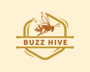 Bumblebee Insect Apiary logo design