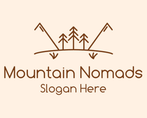 Minimalist Outdoor Travel  logo design