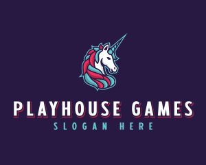 Unicorn Gaming logo design