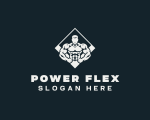 Fitness Bodybuilding Gym logo design