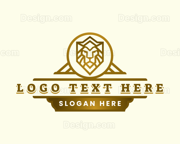 Elegant Regal Lion Logo