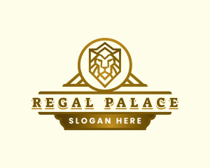 Elegant Regal Lion logo design