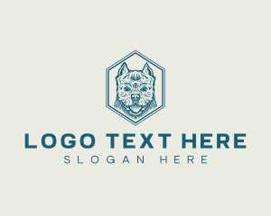 Bulldog Kennel Dog logo