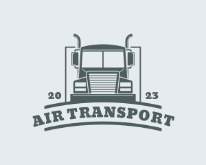 Courier Truck Delivery logo design