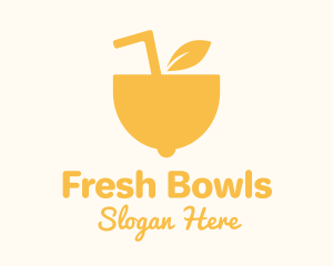 Yellow Lemon Juice logo design