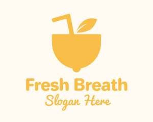 Yellow Lemon Juice logo design