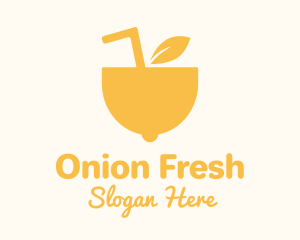 Yellow Lemon Juice logo design