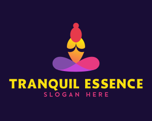 Yoga Meditation Mosaic logo