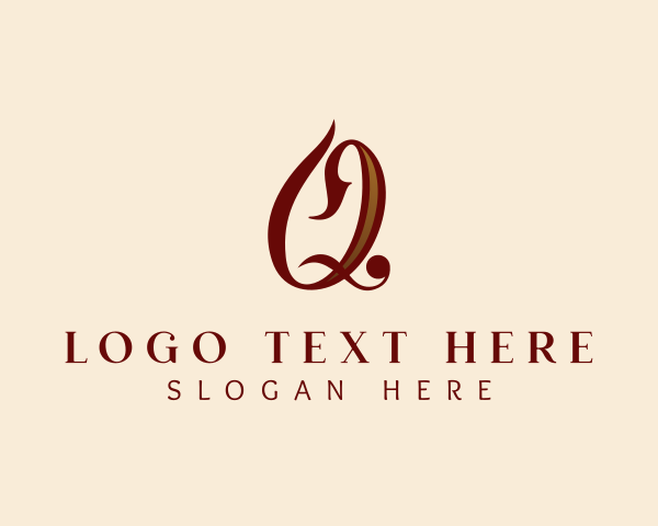 Elegant Fashion Letter Q logo