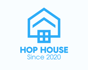 Blue Housing Property logo design