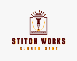 Mechanical Laser Engraving  logo design