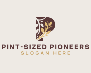 Organic Wheat Grain logo design