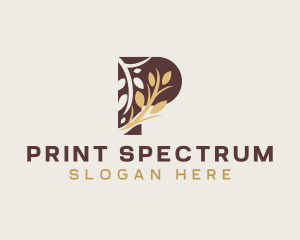 Organic Wheat Grain logo design