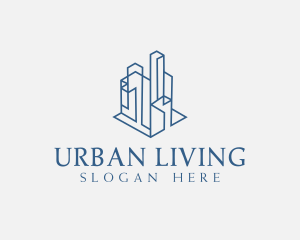 Modern Cityscape Buildings logo
