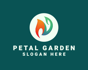 Natural Leaf Fire logo design