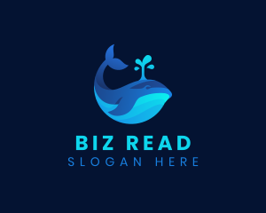 Ocean Whale Marine logo design