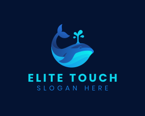 Ocean Whale Marine logo design