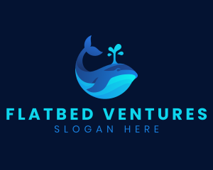 Ocean Whale Marine logo design