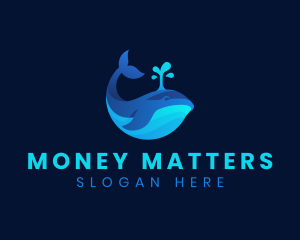 Ocean Whale Marine logo design