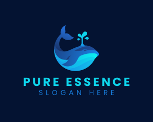 Ocean Whale Marine logo design