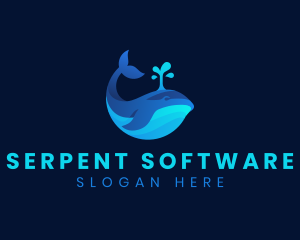 Ocean Whale Marine logo design