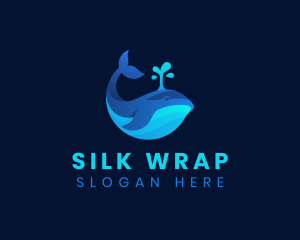 Ocean Whale Marine logo design