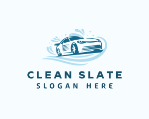 Water Car Cleaning logo design