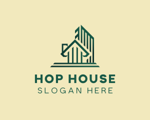 Residential House Building logo design