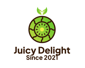 Fresh Kiwi Fruit  logo design