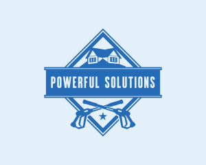 Pressure Washer Sanitation logo design