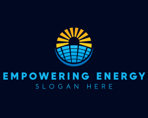 Solar Power Panel logo design