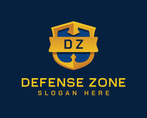 Defense Protection Badge logo design