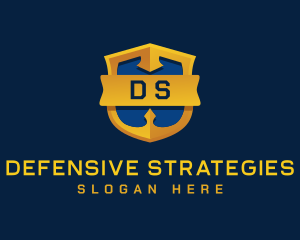 Defense Protection Badge logo design