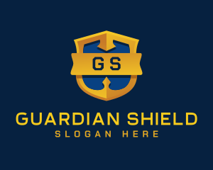 Defense Protection Badge logo design