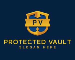 Defense Protection Badge logo design