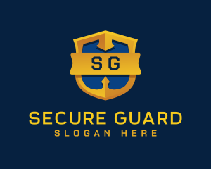 Defense Protection Badge logo design