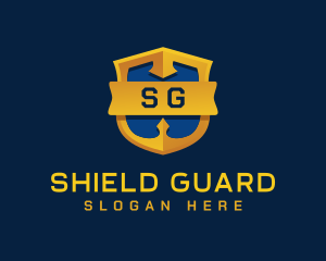 Defense Protection Badge logo design