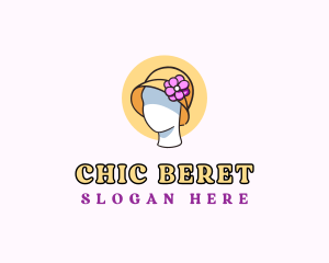 Cloche Hat Mannequin logo design