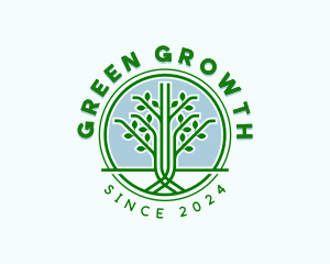 Tree Garden Landscaping logo design