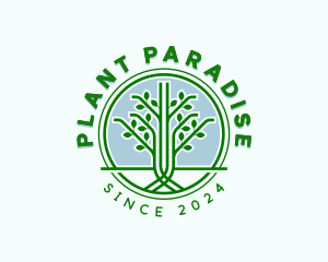 Tree Garden Landscaping logo design