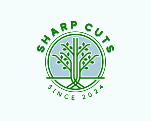 Tree Garden Landscaping logo design