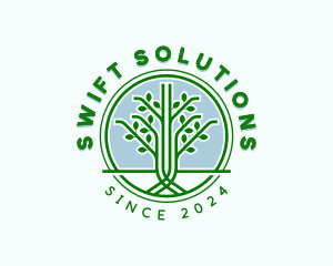 Tree Garden Landscaping logo design