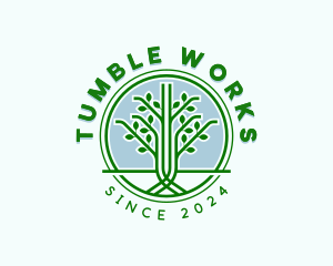 Tree Garden Landscaping logo design