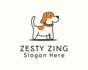 Cute Jolly Puppy logo