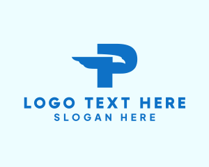 Eagle - Eagle Letter P logo design