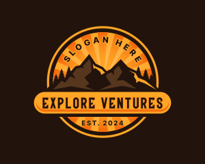 Mountain Explorer Trekking logo design