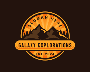 Mountain Explorer Trekking logo design